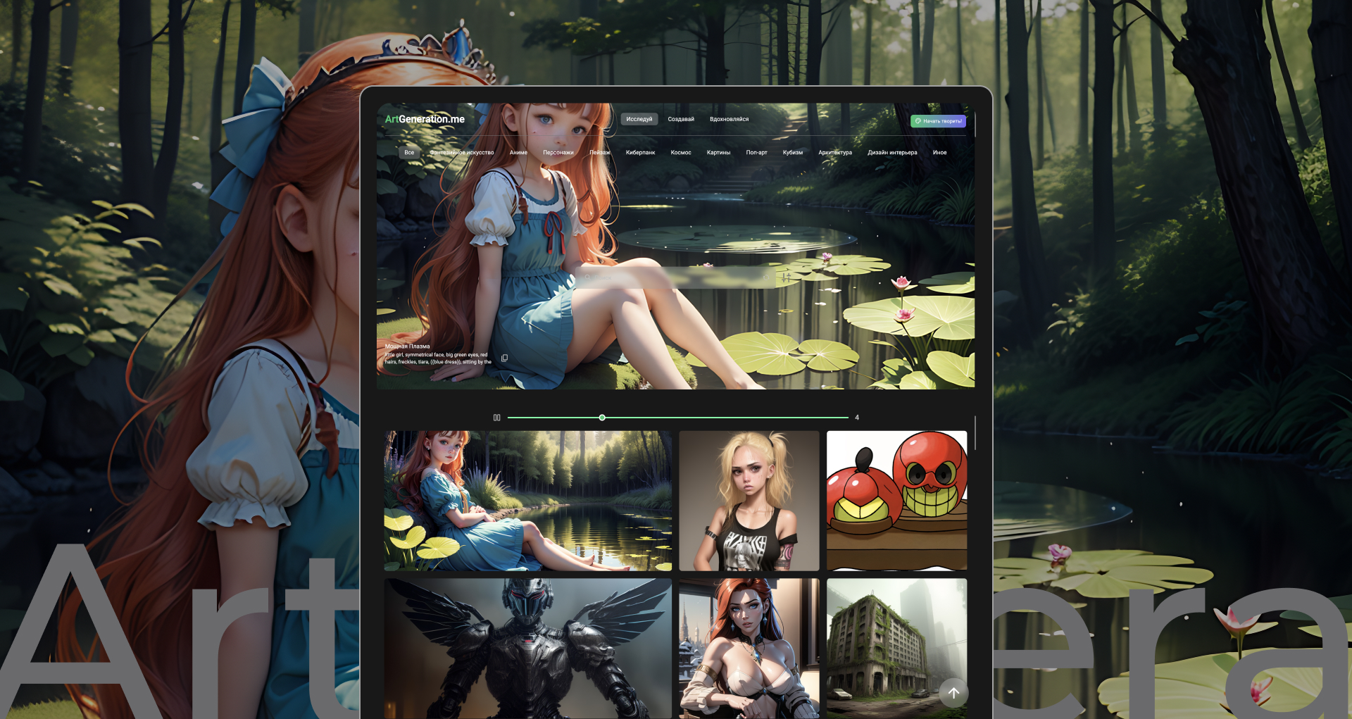 ArtGeneration - neural network for creating images